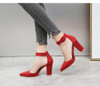 Pumps Women Shoes Sandal High Quality Flock Slip-On