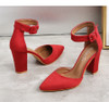 Pumps Women Shoes Sandal High Quality Flock Slip-On
