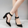 Pumps Women Shoes Sandal High Quality Flock Slip-On