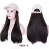 JINKAILI Long Kinky Curly Black Cap Wig All-in-one Female Baseball Hair Extensions Hat Hairpiece Synthetic Heat Resistant JINKAILI Long Kinky Curly Black Cap Wig All-in-one Female Baseball Hair Extensions Hat Hairpiece Synthetic Heat Resistant