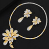 GODKI Luxury 4PCS Flowers Nigerian Jewelry Set For Women Wedding Engagement Party Cubic Zircon Dubai Bridal jewelry Set 2020 GODKI Luxury 4PCS Flowers Nigerian Jewelry Set For Women Wedding Engagement Party Cubic Zircon Dubai Bridal jewelry Set 2020