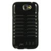 SAM GALAXY NOTE 2 HYBRID SKELETON BLACK CRYSTAL SKIN +/Black