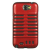 SAM GALAXY NOTE 2 HYBRID SKELETON BLACK CRYSTAL SKIN +/Black