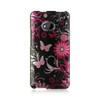 HTC ONE M7 CRYSTAL CASE PINK BUTTERFLY
