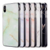 The Sparkling Marble Series Imd Soft Tpu Case - Green for iPhone XS Max