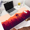 9itech Deep forest firewatch Laptop Gamer Mousepad Gaming Mouse Pad Large Locking Edge Keyboard 70x30 cm Deak Mat for Cs Go LOL