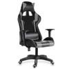 9itech 155° Furniture Office Chair High Back Gaming Chair Recliner Computer PU Leather Seat Gamer Office Lying Armchair with Footrest