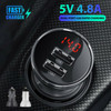 9itech 24W USB Car Charger for Phone 4.8A Fast Mobile Phone Charger Adapter for iPhone Xiaomi with LED Display Car Phone Charger