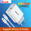 9itech Quick Charge 4.0 3.0 QC PD Charger 20W QC4.0 QC3.0 USB Type C Fast Charger for iPhone 12 X Xs 8 Xiaomi Phone PD Charger