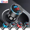 9itech Mini USB Car Charger For iPhone XR 11 Fast Car Phone Chargers Fast Charging With LED Display 3.1A Dual USB Phone Charger in car