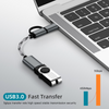 2 in 1 USB 3.0 OTG Cable Type C Micro usb to USB3.0 Adapter USB-C Data Transfer Cable for Samsung Xiaomi Huawei Type-C Phone