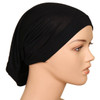 Summer Thin Lace Turban Solid Cotton Inner Hijab Caps Soft Glitter Muslim Women Turbante Bonnet Wrap Head