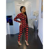 Butterfly Print Sexy Long Sleeve Bodycon Jumpsuit Rompers Women 2020 Front Zipper Clubwear Outfits One Piece Rompers Active Wear