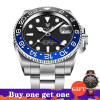 2020 New LIGE Sapphire Watches for Men Luxury Brand Ceramic Bezel GMT Automatic Watch 100M Waterproof Sport Mechanical Men Watch
