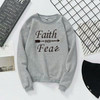 Faith Over Fear Christian Sweatshirt | Heavens Apparel Faith Over Fear Christian Sweatshirt | Heavens Apparel
