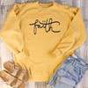 Faith heart Christian Sweatshirt | Heavens Apparel