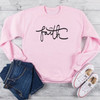 Faith heart Christian Sweatshirt | Heavens Apparel