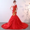 Red Chinese Style Party Evening Long Cheongsam Slim Dress Marriage Gown Luxury Trailing Wedding Qipao Fashion Clothes Vestido Red Chinese Style Party Evening Long Cheongsam Slim Dress Marriage Gown Luxury Trailing Wedding Qipao Fashion Clothes Vestido