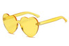 New Fashion cute sexy retro Love Heart  Rimless Sunglasses Women Luxury Brand Designer Sun glasses Eyewear Candy Color UV400 New Fashion cute sexy retro Love Heart  Rimless Sunglasses Women Luxury Brand Designer Sun glasses Eyewear Candy Color UV400
