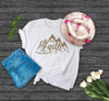 Faith graphic Matthew 17:20 Faith can move mountains T-Shirt