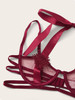 Contrast Mesh Underwire Garter Lingerie Set
