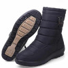 Plus size boots women  boots plus fur keep warm non slip women boots