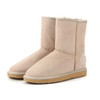 Classic Genuine Cowhide leather boots 100% Wool Women Boots