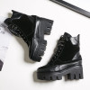 Cow Suede Genuine Leather Short Boots Women Leisure Fashion Runway Show Women Shoes Boots