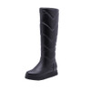 Plush Knee High Boots Women comfy Flat Heel Snow Boots