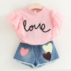 Clothes For Girls Summer Toddler Girls Clothes 2Pcs Outfits Kids Clothing For Girls Tracksuit Suit For Girls Children Clothing