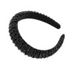CN Baroque Full Crystal Hair Bands For Women Luxury Padded Diamond Headband Hair Hoop Christmas Gift Fashion Hair Accessories