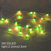 Merry Christmas Decorations for Home New Year 2021 Garland Fairy String Light Navidad Christmas Ornaments Snowflake String Light