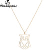 Shuangshuo Boho Fashion Jewelry Origami Owl Necklace Women Necklaces & Pendants Animal Necklace Owl Statement Necklace collier