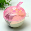 Three-lattice Food box Portable Baby Infant Travel Milk Powder Dispenser Container Feeding Box mix container Food Storage
