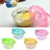 Three-lattice Food box Portable Baby Infant Travel Milk Powder Dispenser Container Feeding Box mix container Food Storage