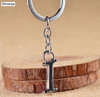 NEW DIY A-Z Letters key Chain Silver Color Metal Keychain Women Car Key Ring Simple Letter Name Key Holder Party Gift Jewelry