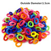 50/100pcs Baby Girls Colorful Small Elastic Hair Bands Children Ponytail Holder Kids Headband Rubber Band Hair Accessories