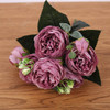 30cm Rose Pink Silk Bouquet Peony Artificial Flowers 30cm Rose Pink Silk Bouquet Peony Artificial Flowers