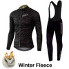 Winter Thermal Fleece Cycling Sets