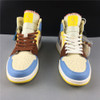 AJ 1 Mid SE Fearless Maison Chateau Rouge Shoes Sneakers