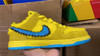 SB Dunk Low Grateful Dead Bears Yellow Shoes Sneakers