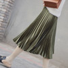 Sherhure 2019 Autumn Women Long Skirts Fashion Brand A-Line Women Pleated Skirts High Waist Women Midi Skirt Faldas Mujer Saias