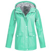 Newly Design Casual Women Windproof Overcoat Windbreaker Women Winter Coat and Jacket Zipper Outfit Hoody Coat with Pocket 81106