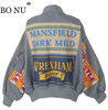 Spring Jacket Women Windbreaker Coat Patch Designs Harajuku Loose Bomber Streetwear Casual Basic Coat Oversize Short Jacket