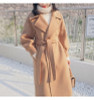 Winter Women Woolen Overcoat New long lantern sleeves woolen coat Winer Large Size female long section thick woolen coat