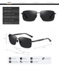 New Men's Metal Polarized Sunglasses Driver