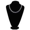 Hip Hop Jewelry Gold Silver Cuban Link Chain Men's Necklace