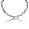 Hip Hop Jewelry Gold Silver Cuban Link Chain Men's Necklace