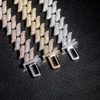 Iced Out CZ Miami Big Box Clasp Cuban Chain Necklace (16mm)