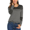 T Shirt Striped Long Sleeve Tops For Women 2019 Tshirt Streetwear Tops Tunic Ladies Tee Shirt Womens Clothing